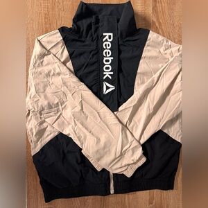 Reebok Black and Beige Mesh Jacket